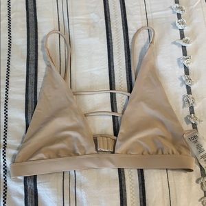 Tobi nude bikini top, size M